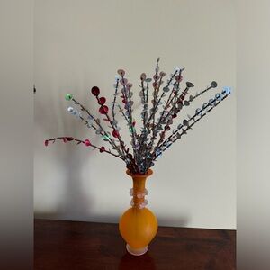 Artificial handmade beaded Flower arrangements for decor